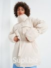 Куртка утепленная женская, цвет бежевый AW23-KUZ101