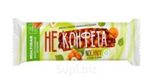 Батончик низкоуглеводный в шоколадной глазури без сахара «Не Конфета» с фундуком подходит на КЕТО диете