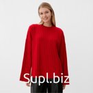 Джемпер вязаный женский MINAKU:Knitwear collection, красный, размер 50-52