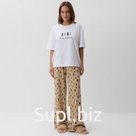 Пижама новогодняя женская (футболка, брюки) KAFTAN «Елки», размер 52-54