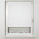 Штора рулонная BRABIX 60×175 см, текстура - лён, защита 55-85%, 200 г/м2, белый S-5, 605985