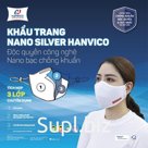 Маска многоразовая с серебром 3-слойная, NanoSilver