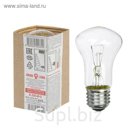 Лампа накаливания "Лисма", Б, 40 Вт, Е27, 230 В