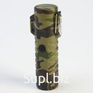 Зажигалка электронная для курения двухдуговая, влагозащита, с фонариком