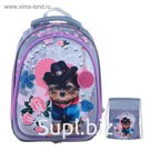 Рюкзак каркасный, Luris «Джерри 3», 37 x 28 x 19 см, наполнение: мешок для обуви, «Собачка»