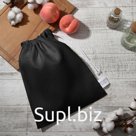 Мешочек текстильный Этель Home collection black27×34 см, 45% лён, 55% хлопок