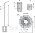 Опоры граненные фланцевые ОГСфОГСф-0,4-9,0 г.ц. d1, мм 160 h1, мм 9000 h2, мм 2000 вес, кг 158 Компания «СК-Профиль» производит и поставляет современные опоры …