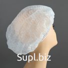 Disposable beret "Charlotte" white non-woven material 100 pcs /pack