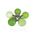 Светодиодная лампа для Белт-лайта Rich LED, 2 Вт, цоколь Е27, d=45 мм, зеленая