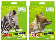 Набор фломастеров Action Animal Planet, 24 цв