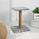 Gray scratching post with a square platform / square Article: MT14022_conclusion