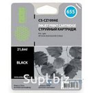 Cactus CZ109AE Картридж струйный CS-CZ109AE черный для 655 HP DJ IA 3525 5525 4515 4525 21,6ml