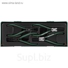 Набор щипцов для стопорных колец Jonnesway AG010002SC, 4 предмета