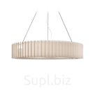 WOODLED ROTOR Chandelier white acrylic - L - on string suspension