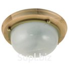 Светильник "Терма 1301" Круг малый НББ 03-60-013 IP 65 матовый /корпус дер. липа