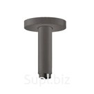 Кронштейн для верхнего душа Hansgrohe S шлифованный черный хром 27393340