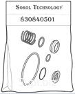 830840501 Комплект уплотнений мололочного насоса 5л.с (к Delaval)