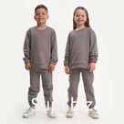 Костюм детский (свитшот, брюки) KAFTAN Basic line, размер 40 (158-164 см), серый