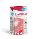 Сливки "Чудское озеро" натуральные для взбивания 33%, 1 л