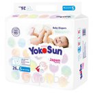 Подгузники YokoSun на липучках S (до 6 кг) 26 шт