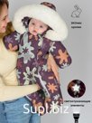 Комбинезон, Цвет №84  Кляксы на фиолетовом, арт. 264ш/2 (74 см)