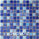 Стеклянная плитка spmix-cobalt-blue-090 с напылением