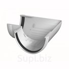 Угол желоба ТЕХНОНИКОЛЬ ПВХ 125/82, 90°, белый