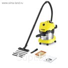Пылесос Karcher WD4 Premium, 1000 Вт, 20 л, желтый/черный