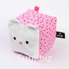 Игрушка мягкий кубик «Котёнок», Мякиши