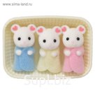 Игровой набор SYLVANIAN FAMILIES «Тройняшки: зефирные мышата»