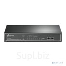 TP-Link TL-SF1008LP 8-портовый 10 100 Мбит с неуправляемый коммутатор с 4 портами PoE, металлический корпус, настольная установка, бюджет PoE — 41 Вт.