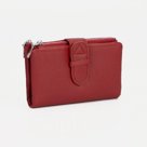 Кошелёк на магните, цвет бордовый