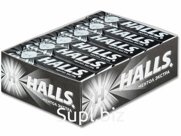 Холлс в ас-те 25гр (12шт/уп) Экстрасильный(чёрн.),Лимон,Колор(ас-ти из фруктов),Апельсин, Яблоко ; Манг