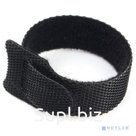 Cablexpert Хомуты-липучки на основе ленты Velcro VT-125x11BK 125 x 11 мм, черные 12 шт.