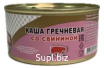 Консервы "Каша гречневая со свининой"
