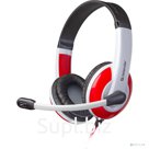 Defender Warhead G-120 красный + белый, кабель 2 м 64098