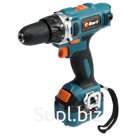 Дрель-шуруповерт Bort BAB-18x2Li-XDK, 18 В, 2х1.5 Ач, Li-Ion, 36 Нм, 350/1300 об/мин, БЗП