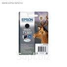 Картридж струйный Epson T1301 C13T13014012 черный (25.4мл) для Epson B42WD