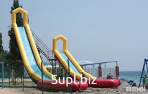 Водная горка надувная Хара–Кири с бассейном
