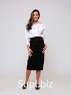 279BLK Юбка трикотажная (46)
