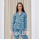 Рубашка женские KAFTAN "Стрелы", размер 44-46