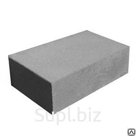 Кирпич бетонный полнотелый гладкий 390х180х90) серый
