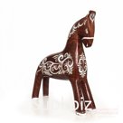 Лошадка каурая с белым рисунком