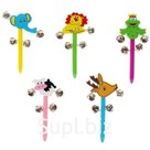 Погремушка с бубенцами "Звери", МИКС