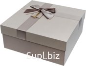 Gift box 27x27x11.5 cm Color: mocha