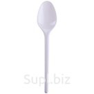 Ложки одноразовые столовые OfficeClean, набор 100шт., эконом, ПС, белые, 16,5см