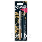 Маркер перманентный Sharpie "Gold", золотой, металлик, пулевидный, 1мм, блистер