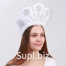 Кокошник «Снежная королева»