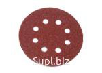 Круг 50339 наждачный Р 60 Д 125 с липучкой 8 отверстий (в уп.10шт-набор) (200шт в кор.)Дер Мастер