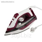Утюг Galaxy GL 6108, 2400 Вт, керамическая подошва, отпаривание, бордовый